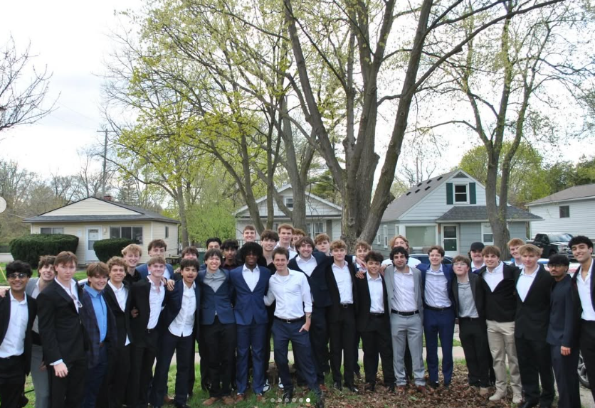 Delta Chi members dressed for Spring Formal 2026