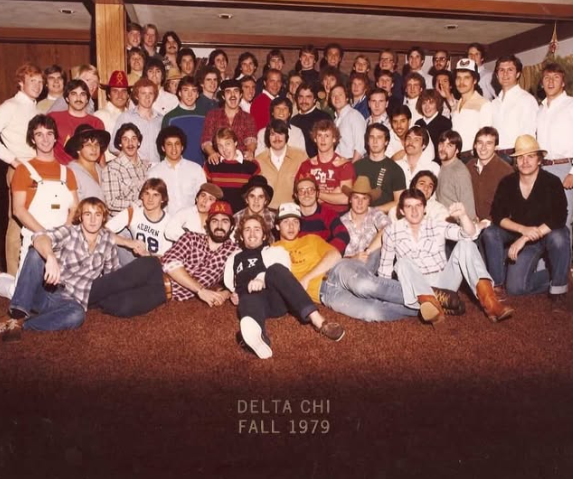 Delta Chi members in the Fall of 1979